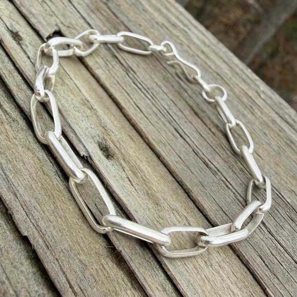 Jewelry - Native Handmade Chain, Sterling Silver-adj. to 9”- Sally Shurley